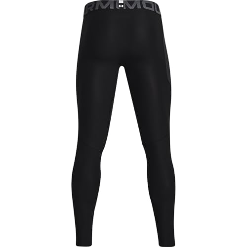 Under Armour Men's HeatGear Armour Leggings , Black (001)/Pitch Gray, Large