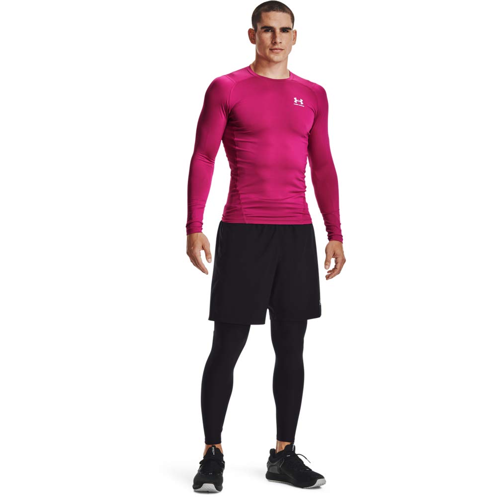 Under Armour Men's HeatGear Armour Leggings , Black (001)/Pitch Gray, Large