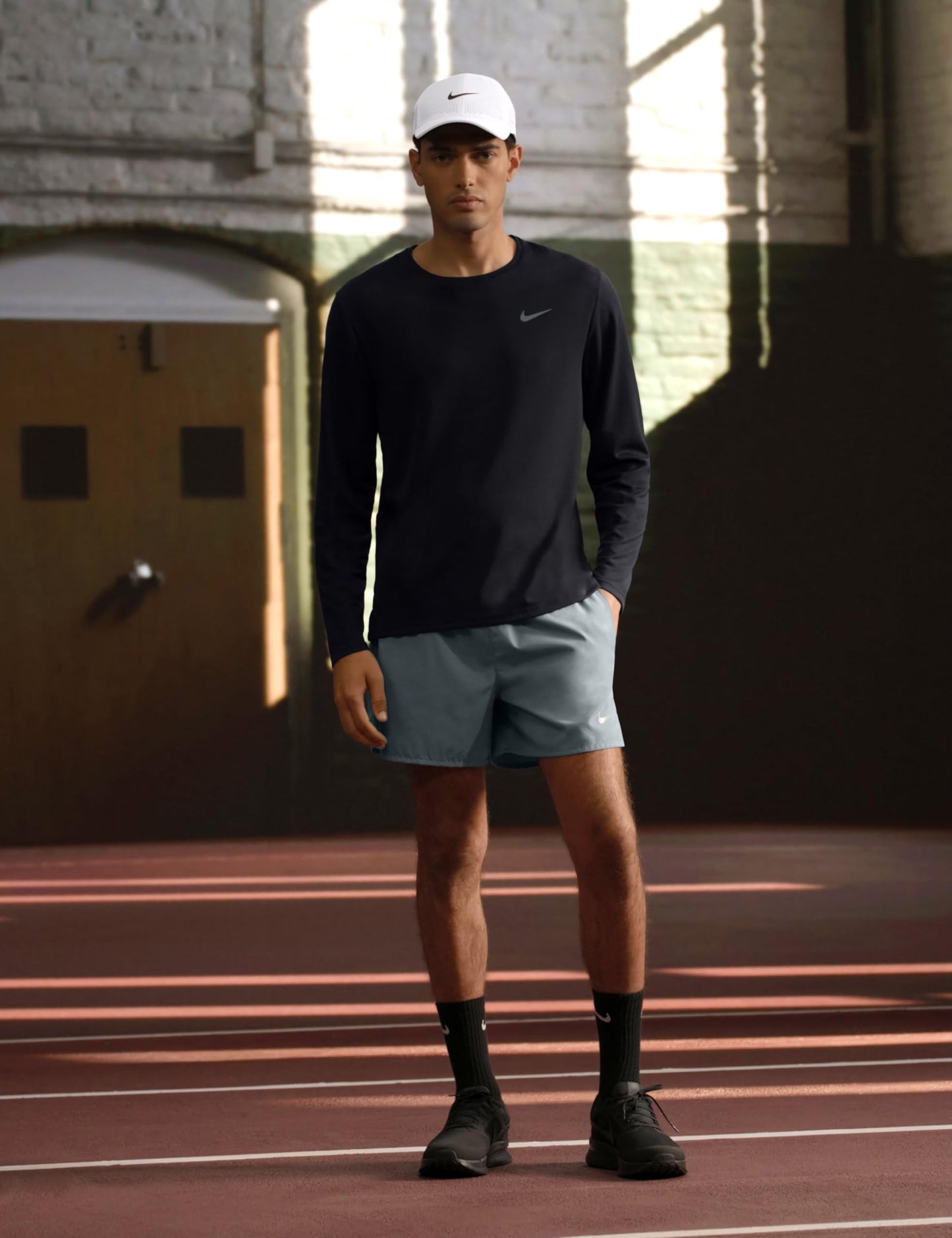 Nike Men's Miler, Black/Reflective Silver