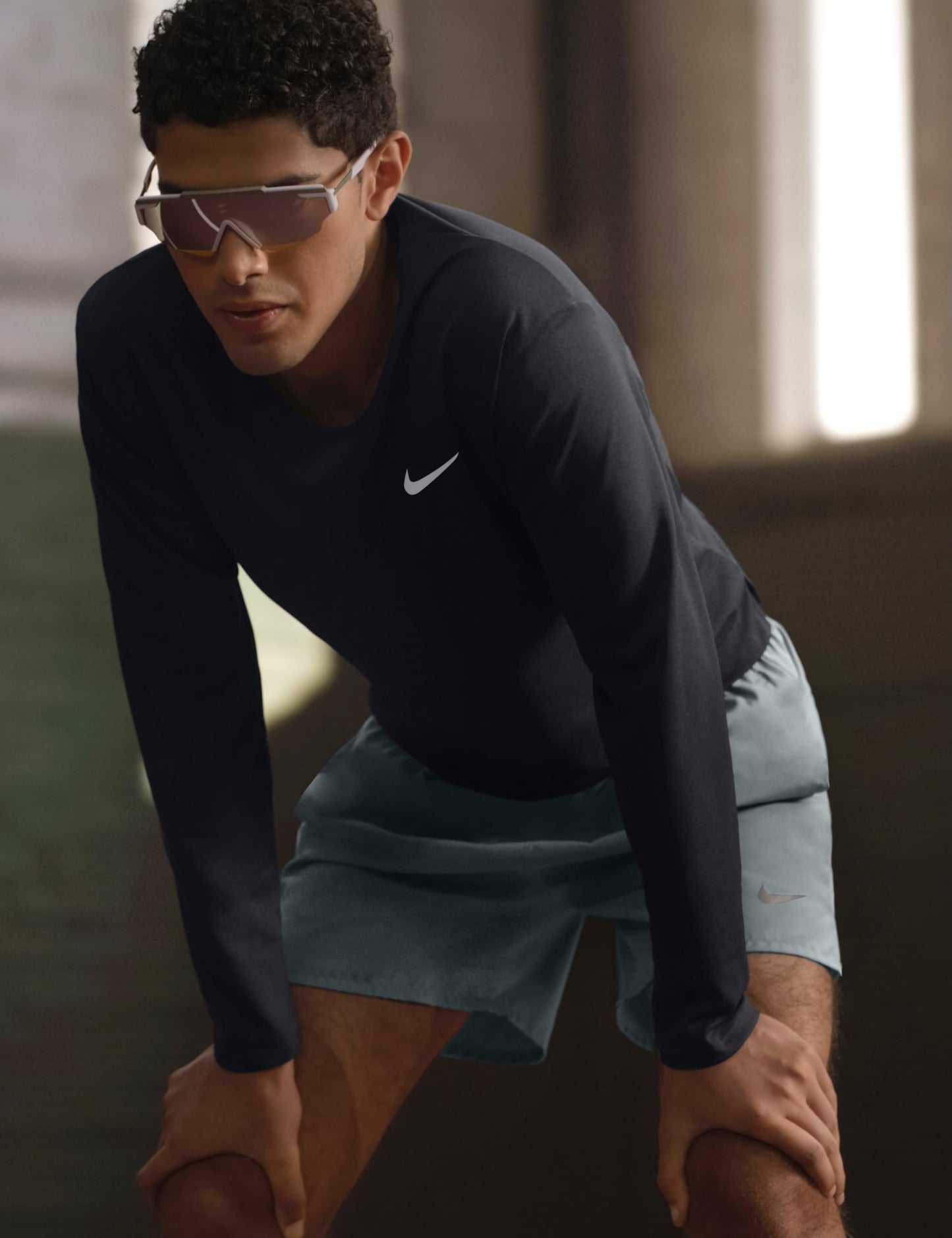 Nike Men's Miler, Black/Reflective Silver
