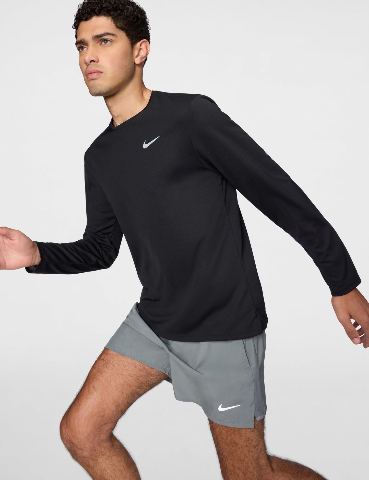 Nike Men's Miler, Black/Reflective Silver