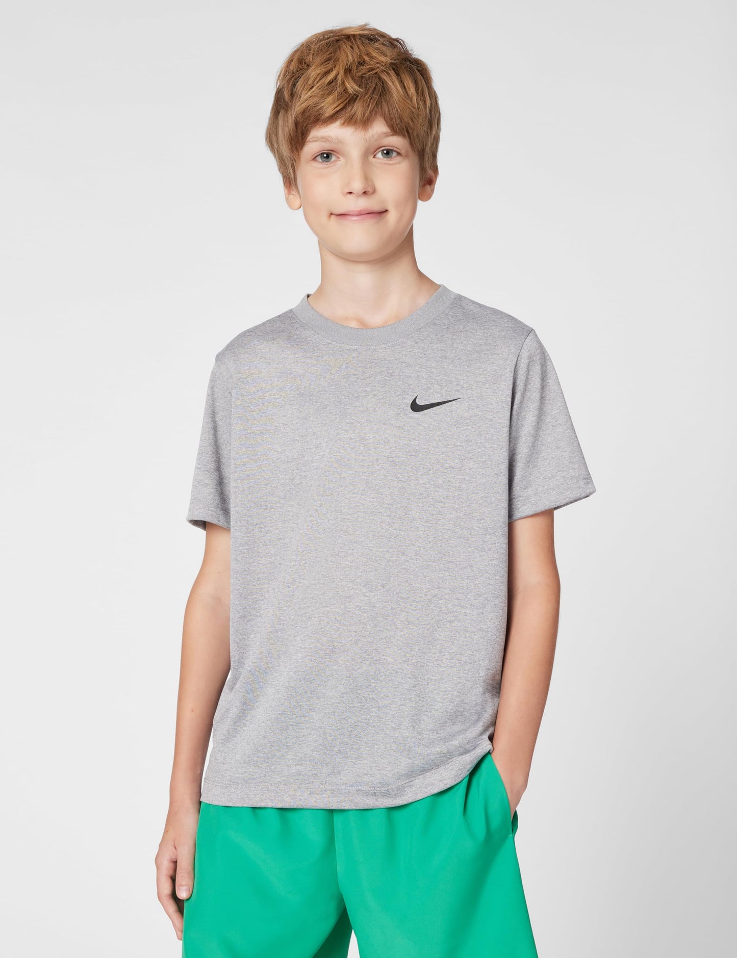 Nike Kids' Big Legend, Tumbled Grey/Flat Silver/Heather