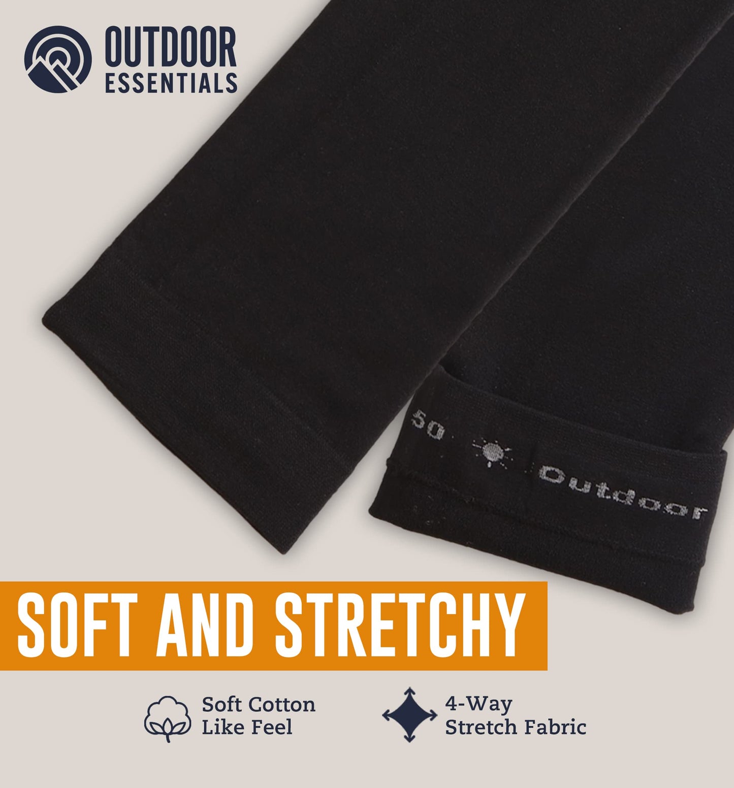 OutdoorEssentials UV Arm Sleeves for Men and Women - Sun Protection Sleeves - Compression, Golf, Baseball, Cooling, Tattoo Arm Sleeve - Mangas Para El Sol Para Hombre
