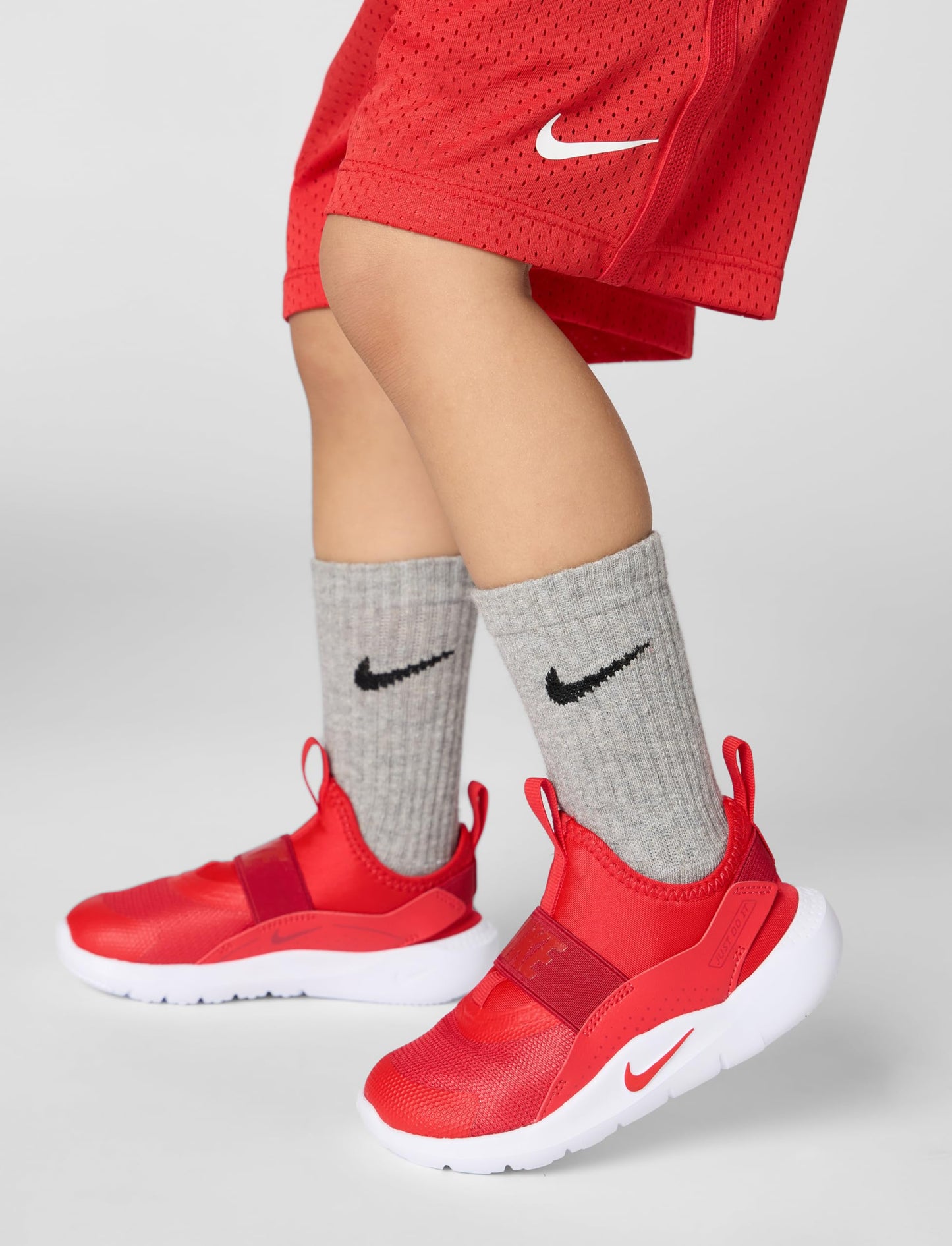 Nike Kids Flex Runner 4 Sneaker, University Red/University Red/Team Red, 7 US Unisex Toddler