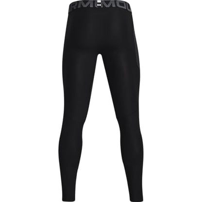 Under Armour Men's HeatGear Armour Leggings , Black (001)/Pitch Gray, Large