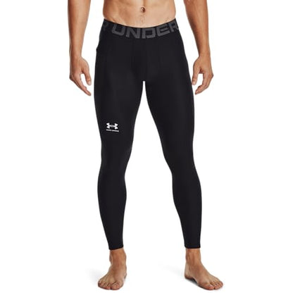 Under Armour Men's HeatGear Armour Leggings , Black (001)/Pitch Gray, Large