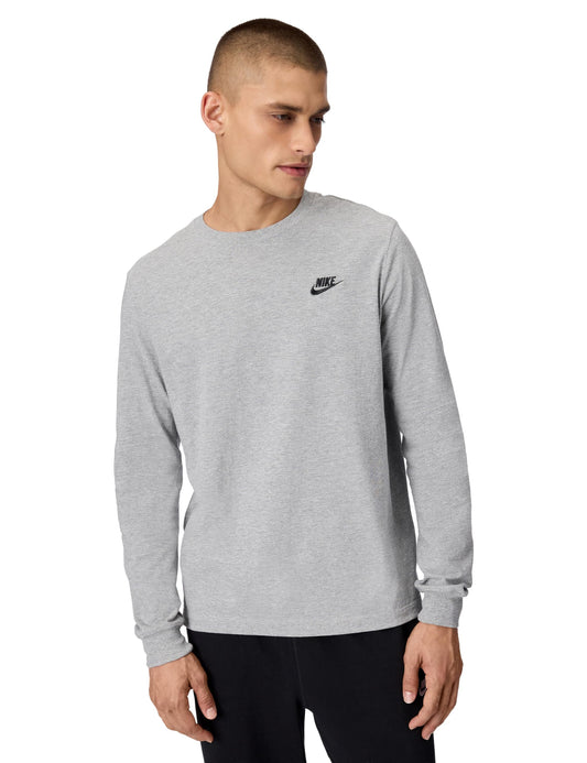 Nike Men's Sportswear Club, Dark Grey Heather/Black, Medium
