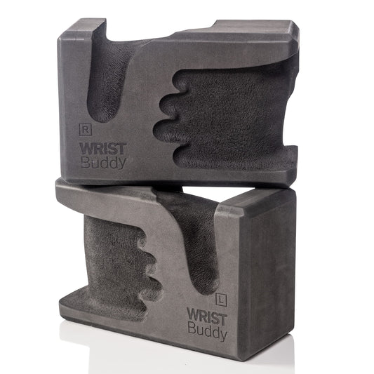 WRIST Buddy® Yoga Blocks 2 Pack | Reduces and Prevents Wrist Pain, Enhances Comfort Stability and Grip Strength on the Blocks | Hand-Shaped Blocks | EVA Yoga Accessories Set | Best Gifts for Yoga